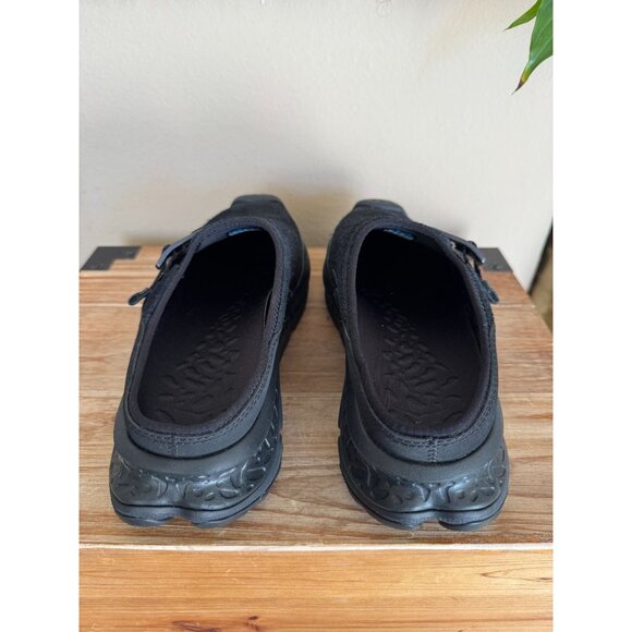 Hoka One One ORA Primo EXT All Black Suede Slip-On Mule Sneaker Clogs Size 8.5 - Picture 11 of 15